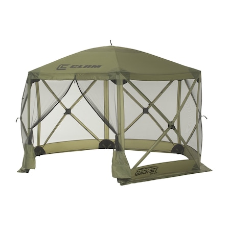 Quick Set Escape Screen Shelter - 6-Side Green/Black 9281